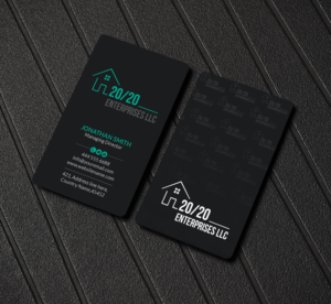 Business Card Design by Creations Box 2015 for 20/20 Enterprises LLC., | Design: #20446327
