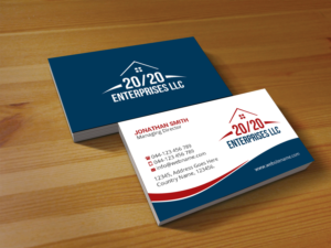 Visitenkarten-Design von Creations Box 2015 für 20/20 Enterprises LLC., | Design: #20446342
