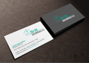 Visitenkarten-Design von Creations Box 2015 für 20/20 Enterprises LLC., | Design: #20446343
