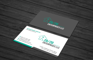 Visitenkarten-Design von Creations Box 2015 für 20/20 Enterprises LLC., | Design: #20446361
