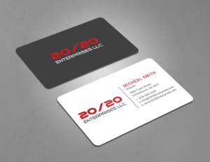 Business Card Design by Tripti Ranjan Gain for 20/20 Enterprises LLC., | Design: #20440165