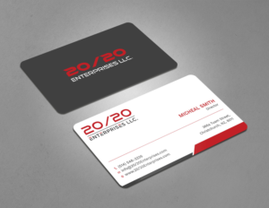 Business Card Design by Tripti Ranjan Gain for 20/20 Enterprises LLC., | Design: #20440176