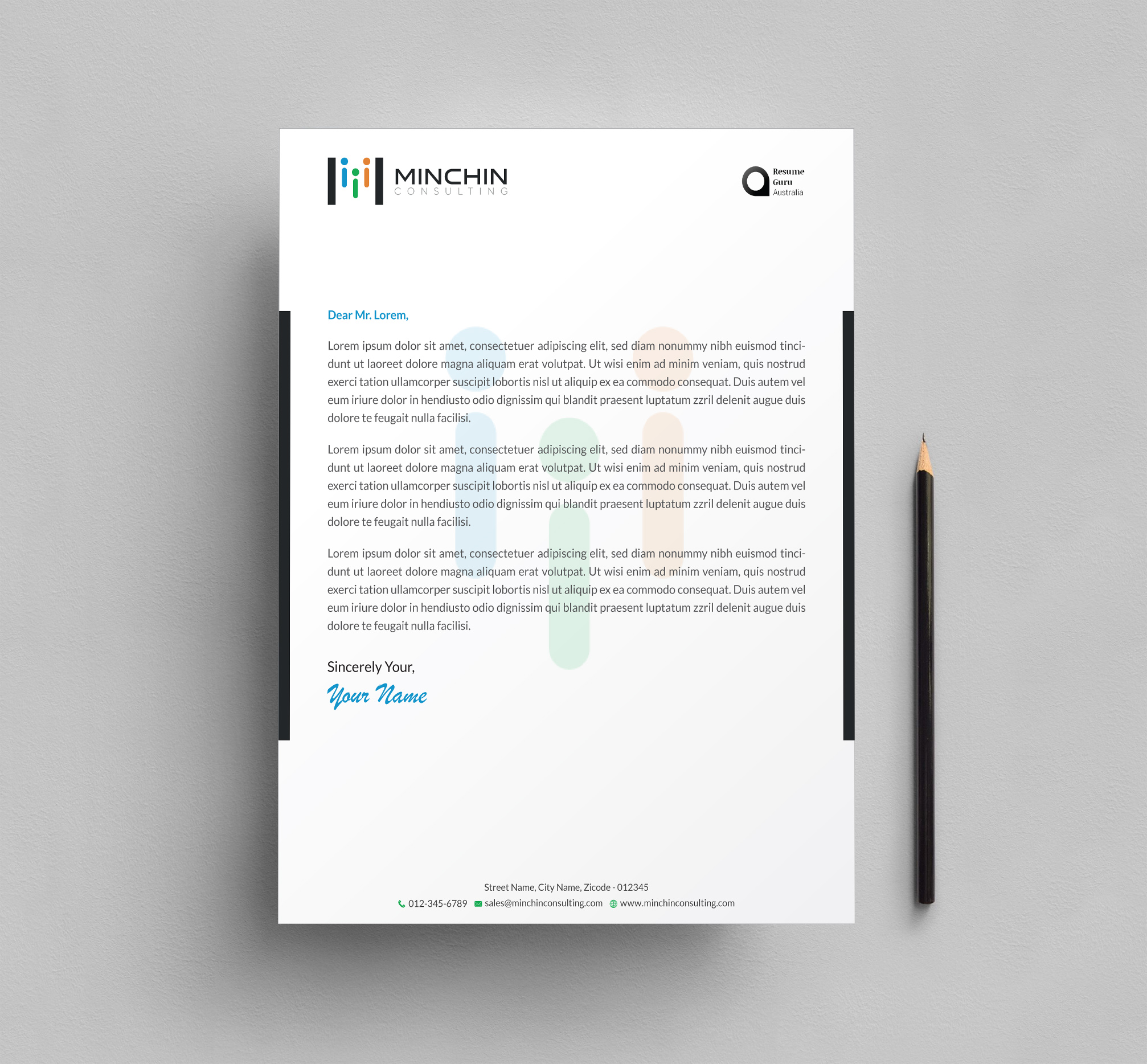 Briefkopf-Design von Infinitive Technology für Resume Guru Australia | Design #20450370