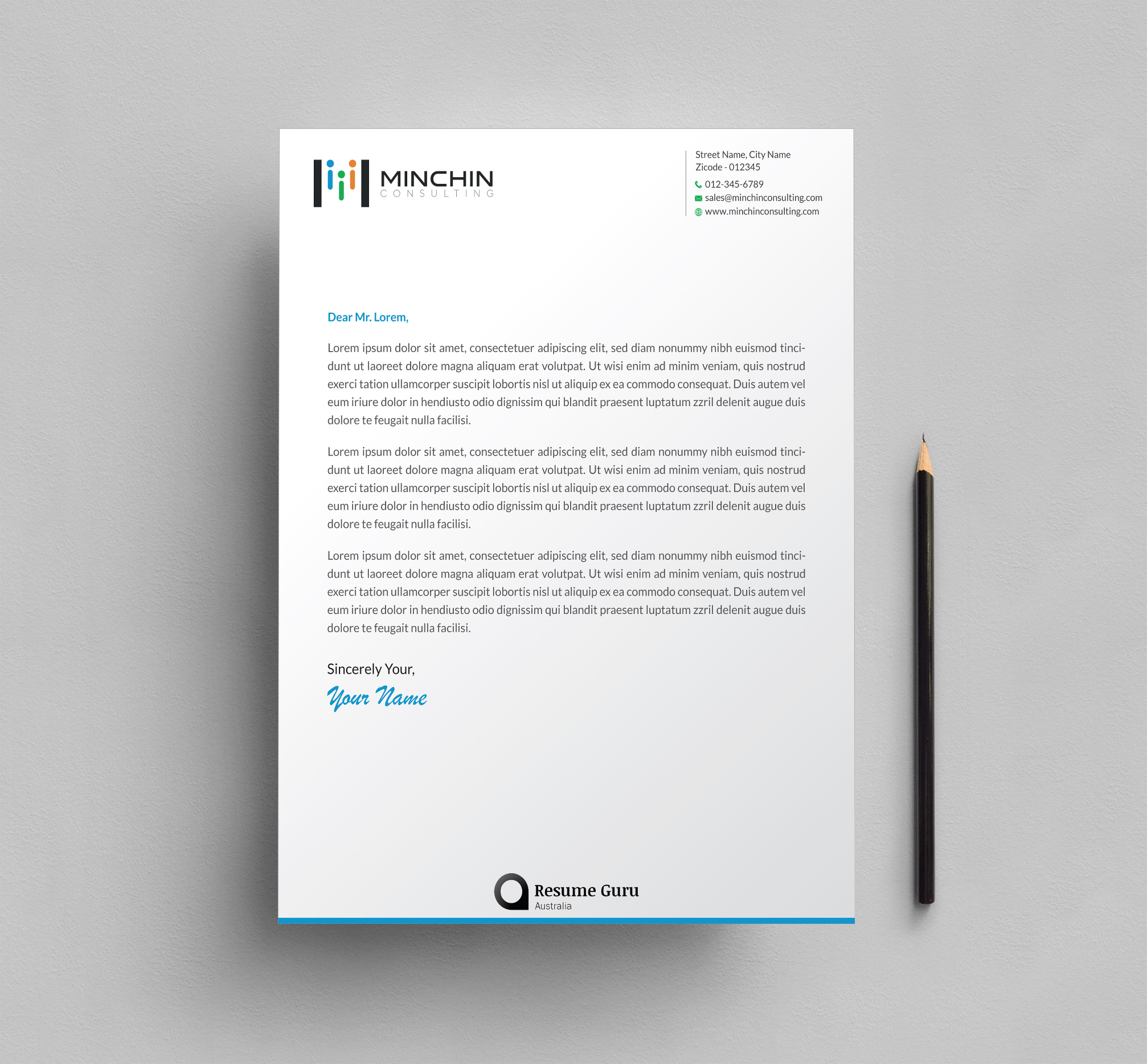 Diseño de Membrete por Infinitive Technology para Resume Guru Australia | Diseño #20450373