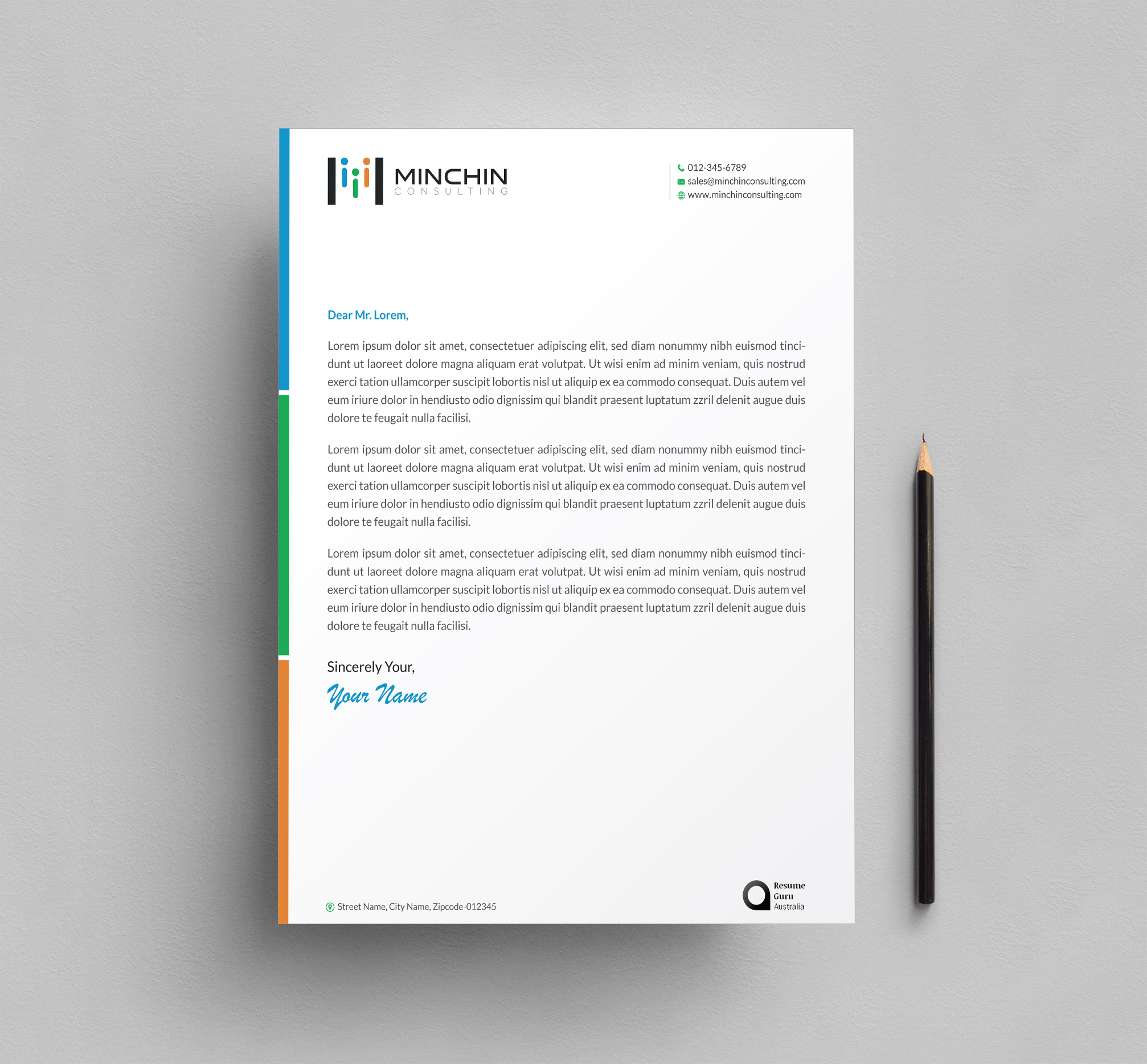 Diseño de Membrete por Infinitive Technology para Resume Guru Australia | Diseño #20450374