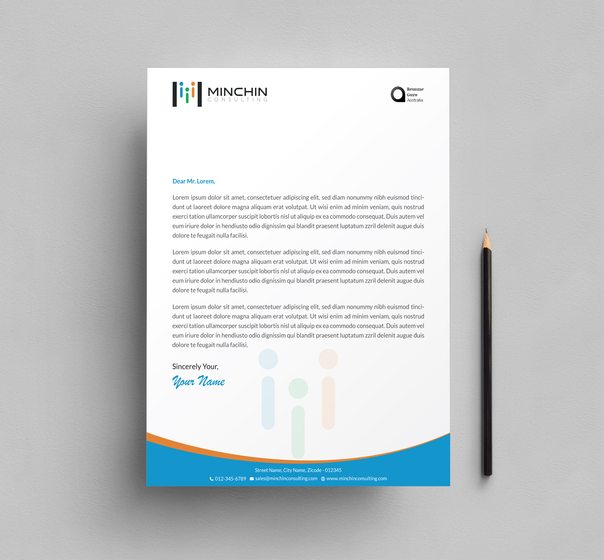 Letterhead Design by Infinitive Technology for Resume Guru Australia | Design #20450530