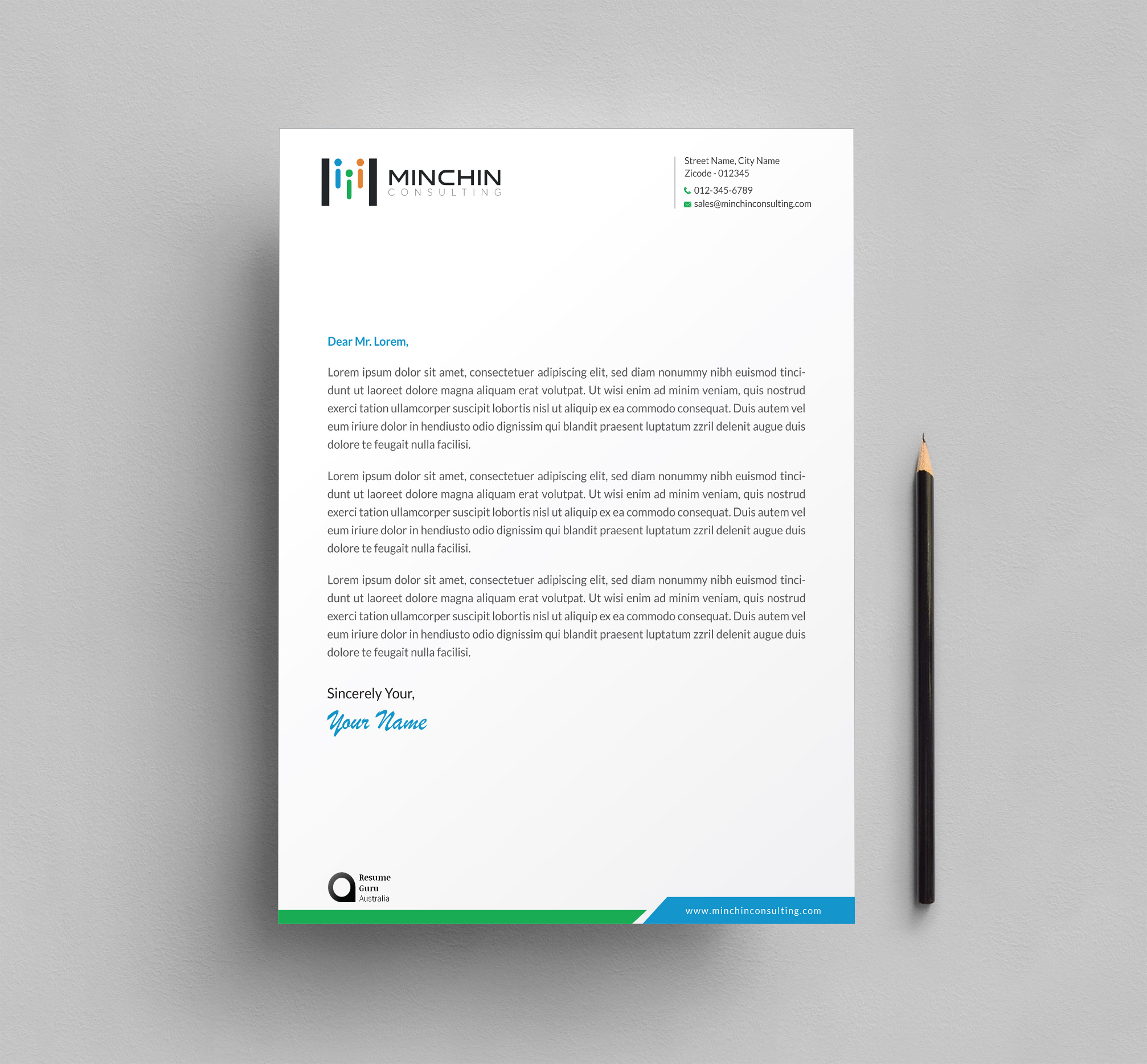 Diseño de Membrete por Infinitive Technology para Resume Guru Australia | Diseño #20450531