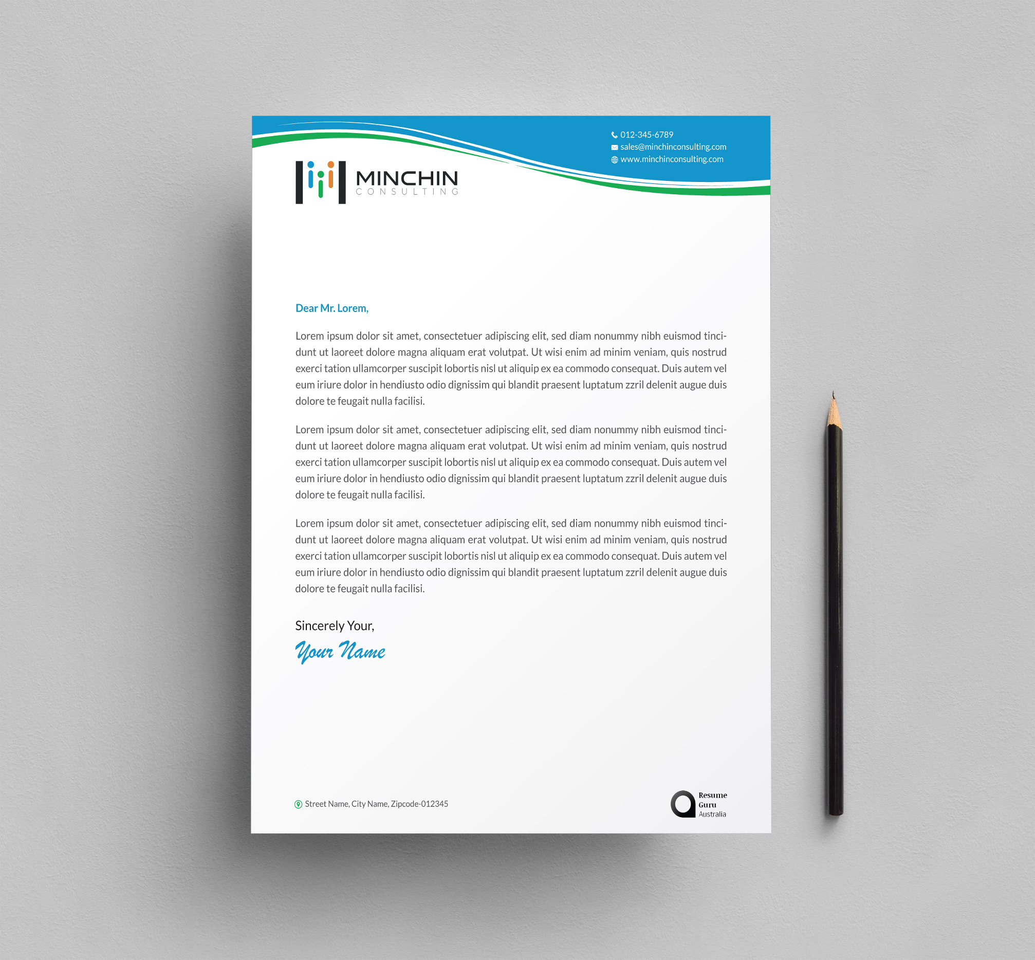 Diseño de Membrete por Infinitive Technology para Resume Guru Australia | Diseño #20450532