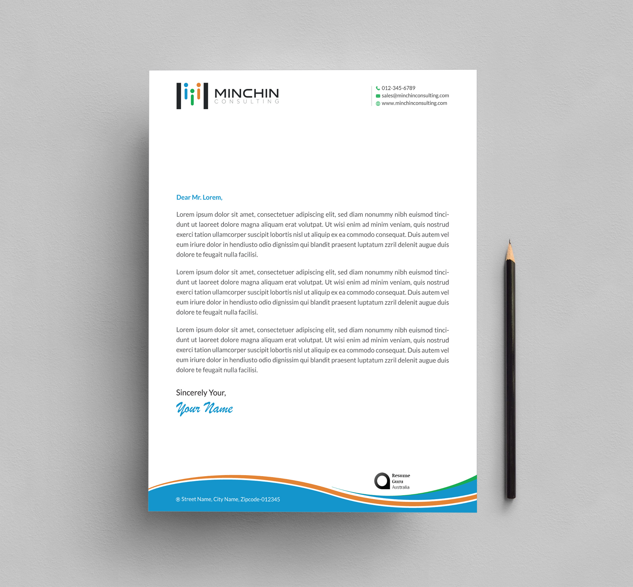 Diseño de Membrete por Infinitive Technology para Resume Guru Australia | Diseño #20451021