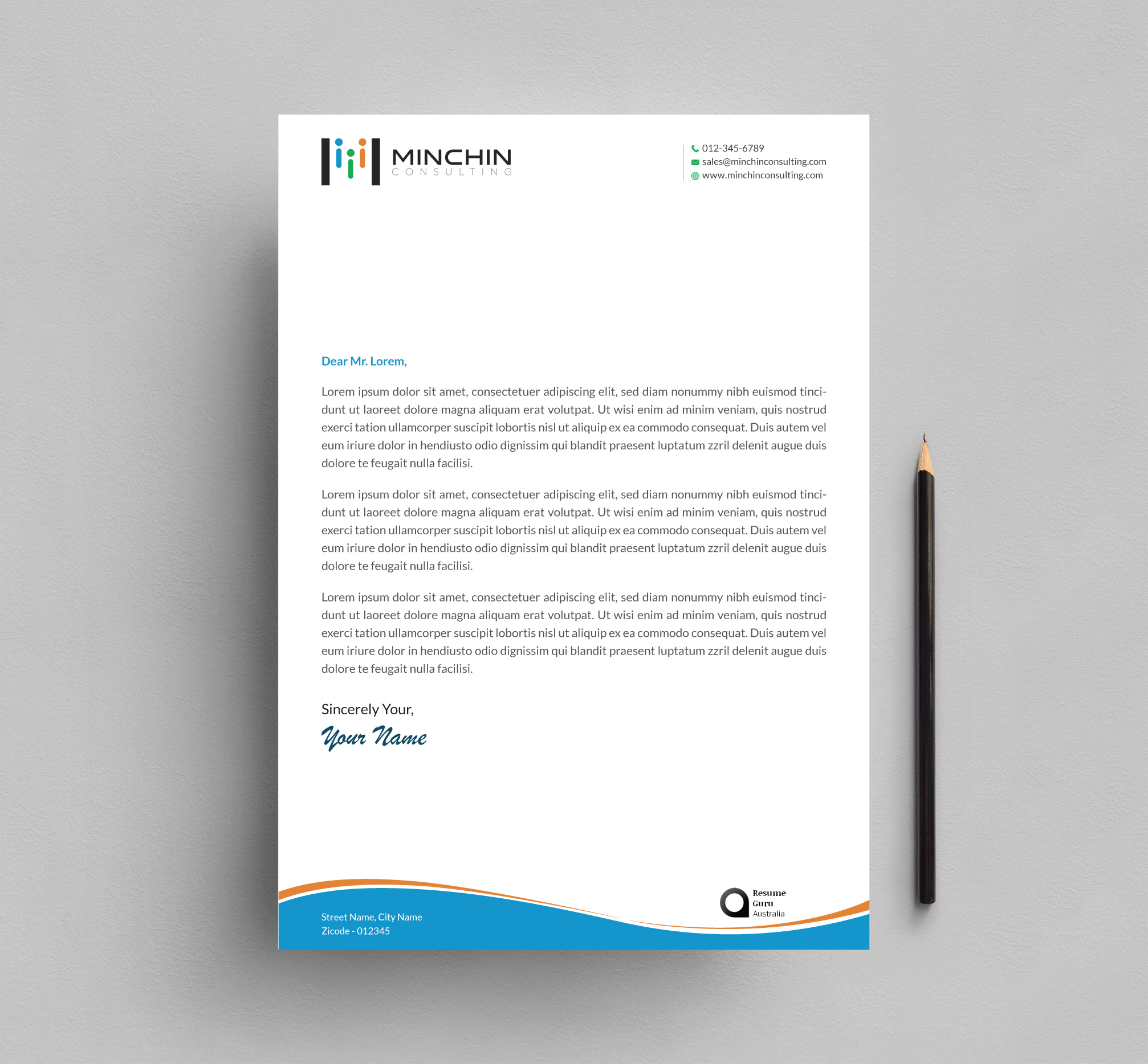 Diseño de Membrete por Infinitive Technology para Resume Guru Australia | Diseño #20451030