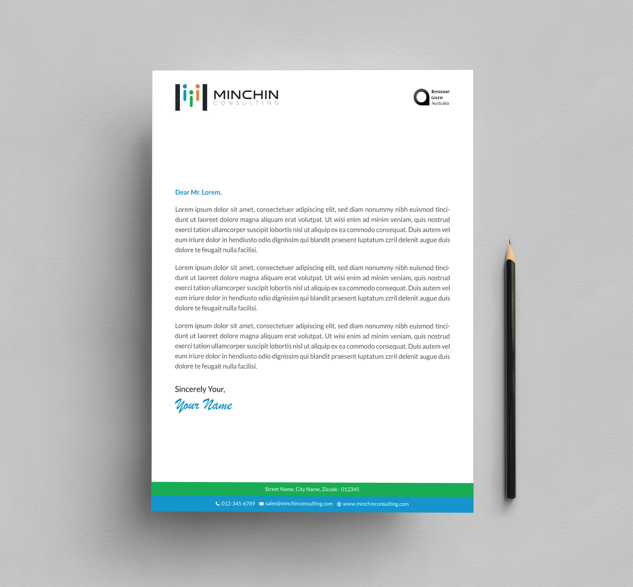 Diseño de Membrete por Infinitive Technology para Resume Guru Australia | Diseño #20460154
