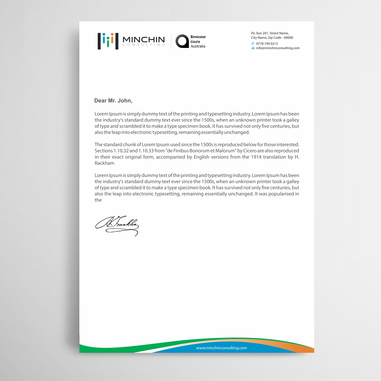 Diseño de Membrete por Infinitive Technology para Resume Guru Australia | Diseño #20469881