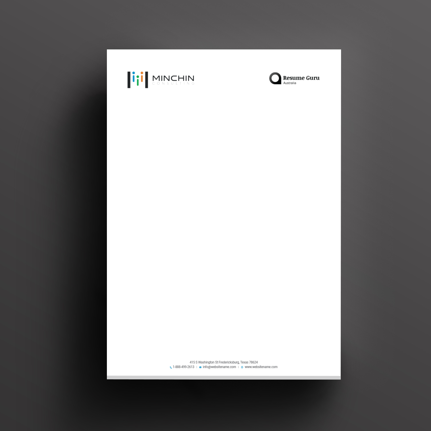 Diseño de Membrete por Right_D para Resume Guru Australia | Diseño #20499561