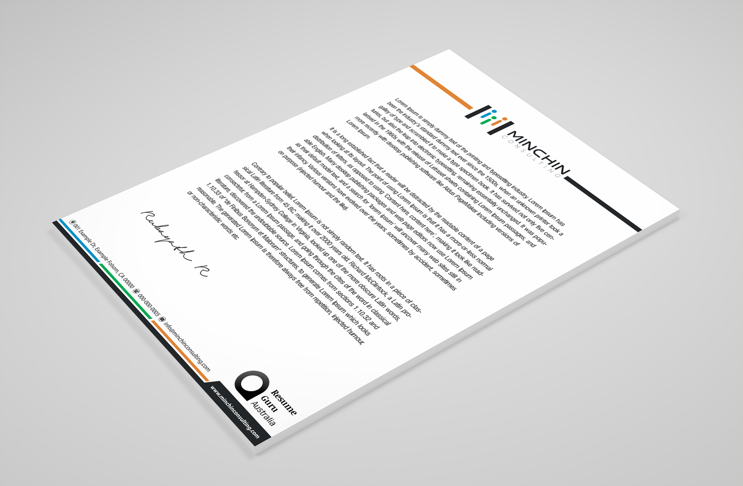 Diseño de Membrete por Petter Goms para Resume Guru Australia | Diseño #20470898