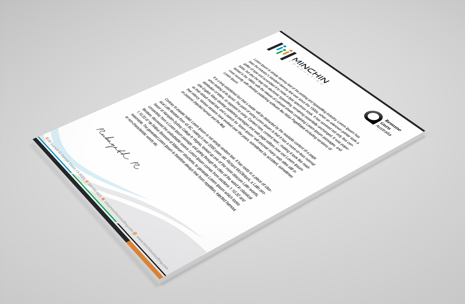 Diseño de Membrete por Petter Goms para Resume Guru Australia | Diseño #20471139