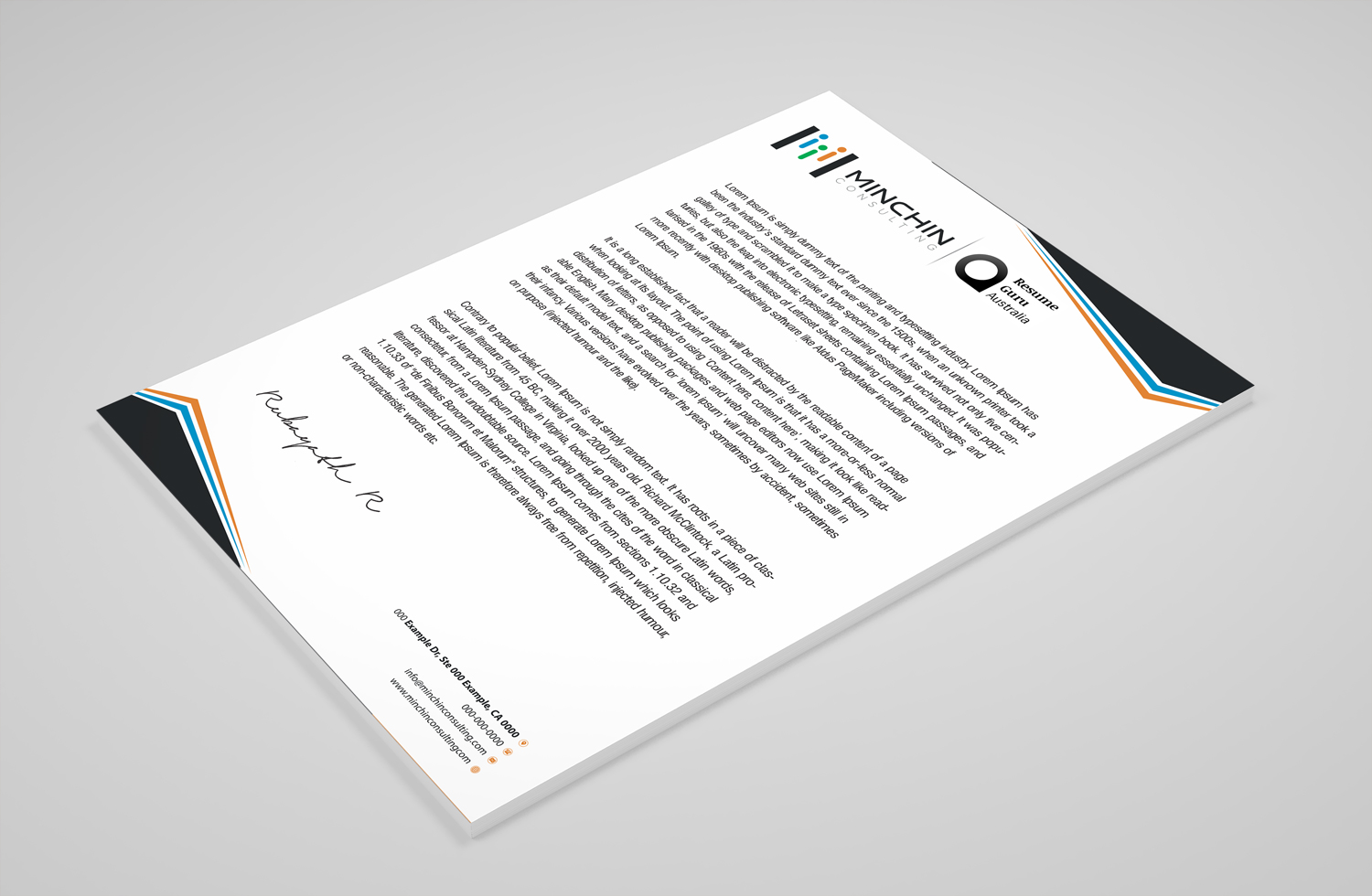 Diseño de Membrete por Petter Goms para Resume Guru Australia | Diseño #20471405