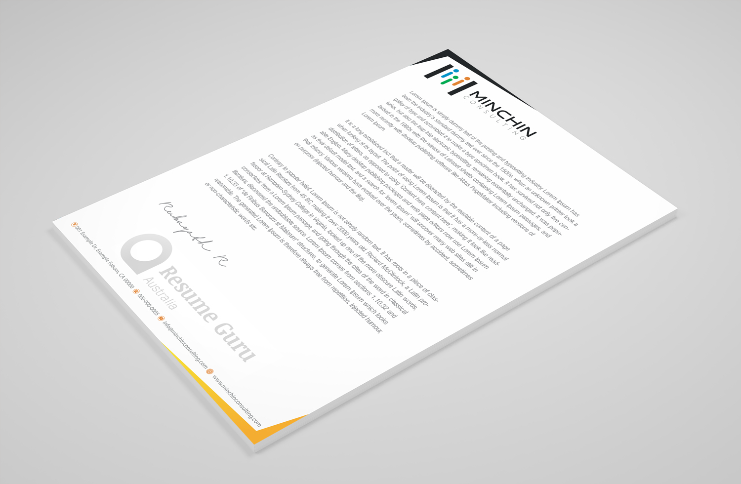 Diseño de Membrete por Petter Goms para Resume Guru Australia | Diseño #20474504