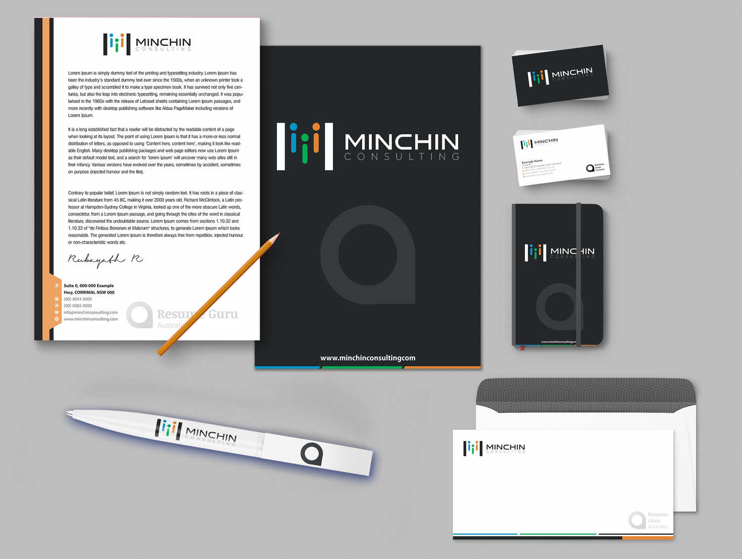 Letterhead Design by Petter Goms for Resume Guru Australia | Design #20482126