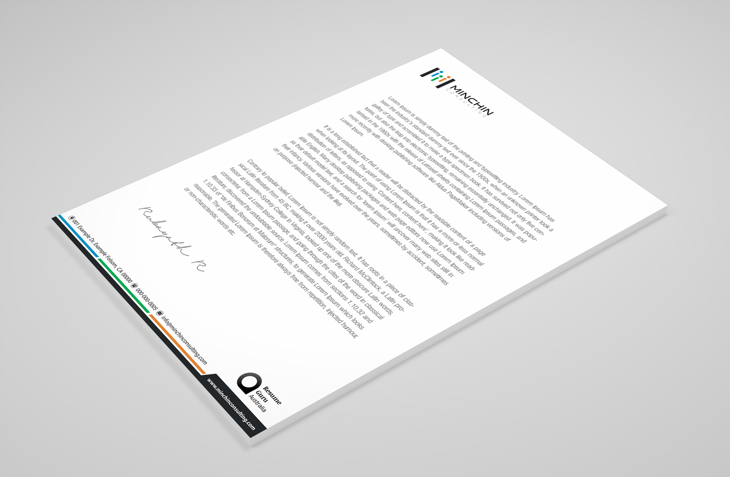 Diseño de Membrete por Petter Goms para Resume Guru Australia | Diseño #20503758