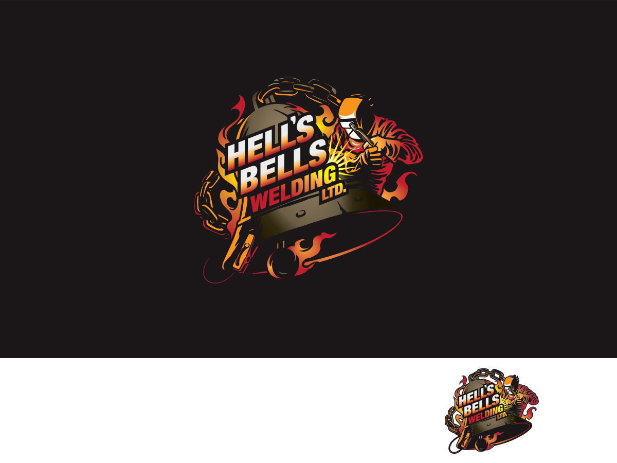Diseño de Logo por ArtTank para HELLS BELLS WELDING LTD | Diseño #20492372