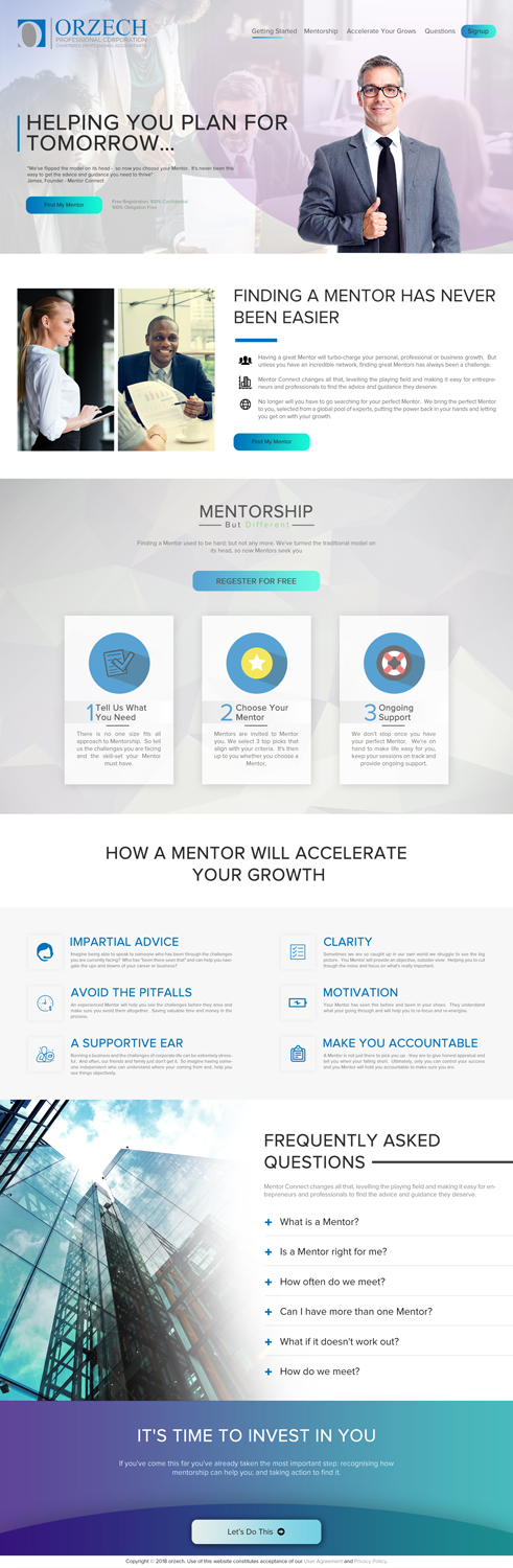 Web-Design von Deli für Orzech Professional Corporation | Design #20504448