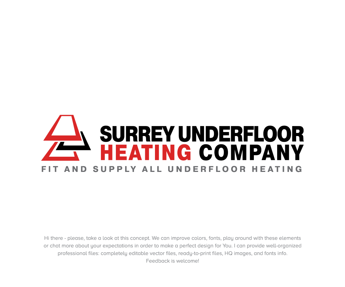Logo Design by Wild Geek for Surrey underfloor heating company | Design #20462438