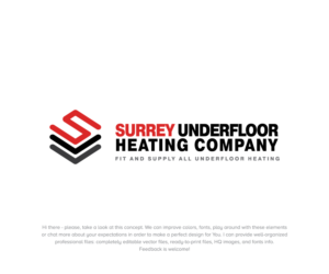 Logo Design by Wild Geek for Surrey underfloor heating company | Design: #20462439