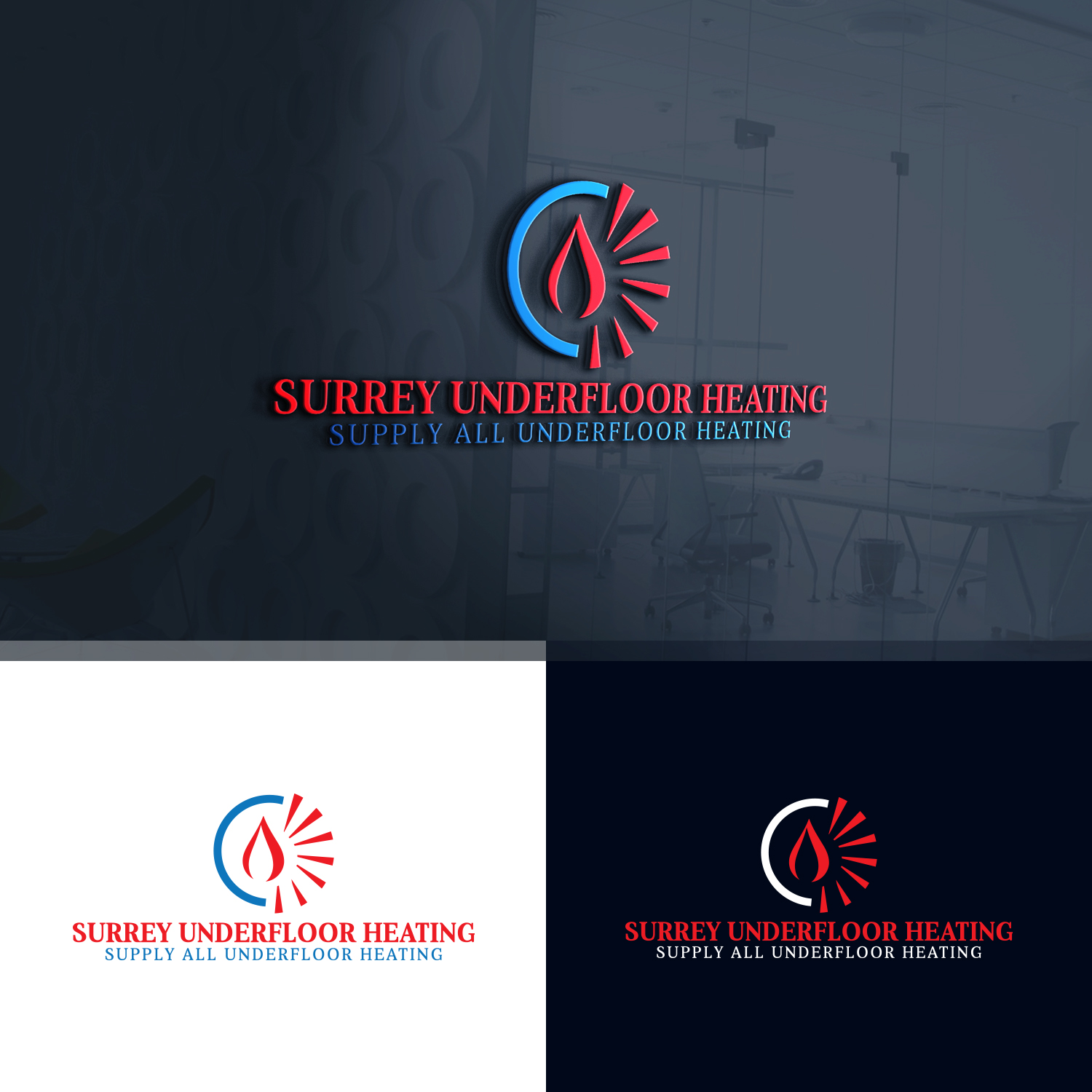 Logo Design by Maxo-Biz for Surrey underfloor heating company | Design #20466010
