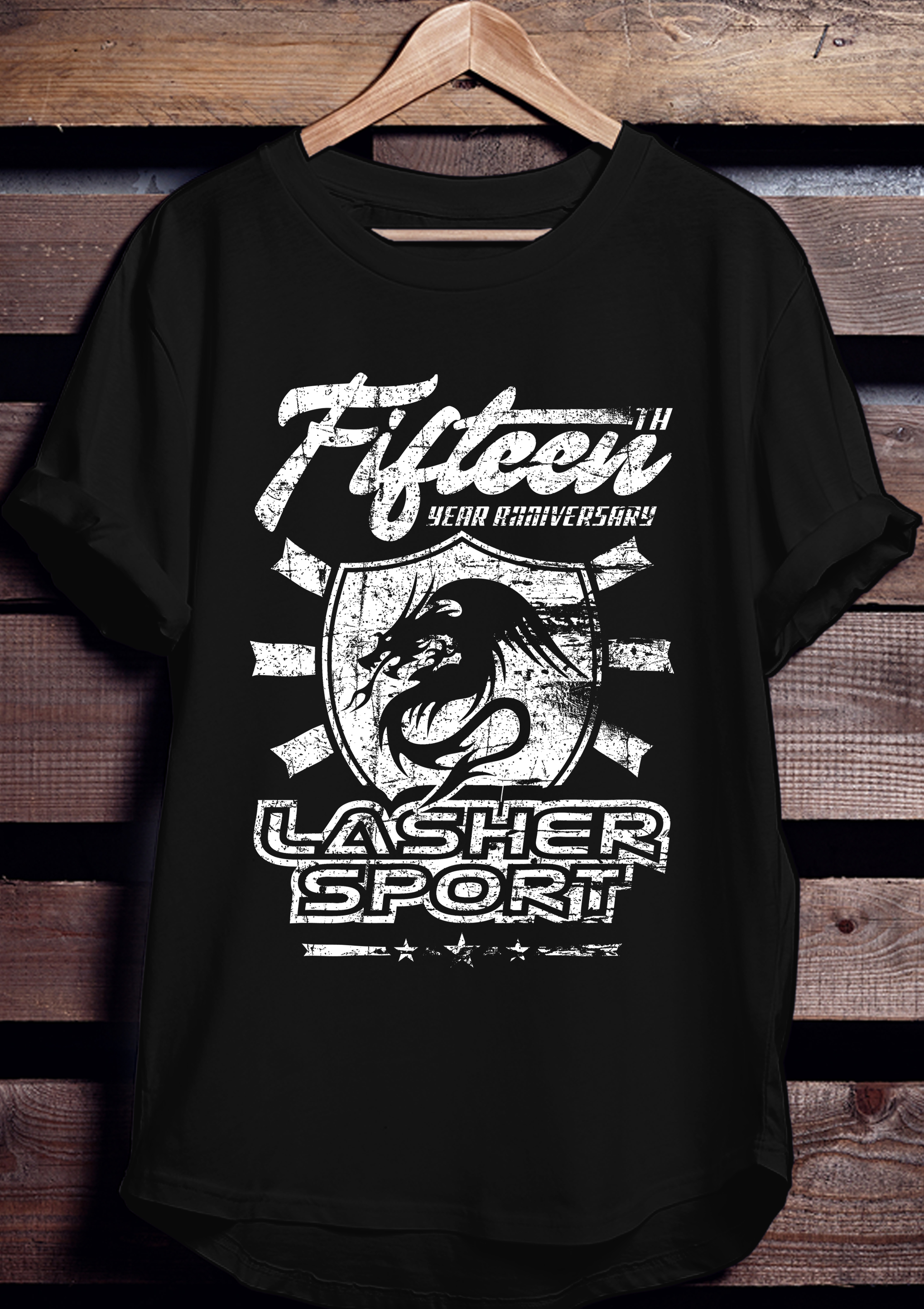 T-shirt Design by BABLEO for Lasher Sport | Design #20529048