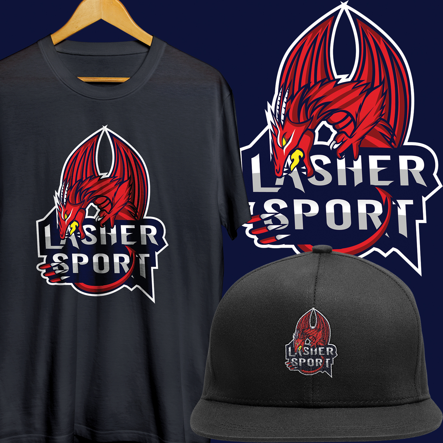 Diseño de Camiseta por mekhfioui para Lasher Sport | Diseño #20491685