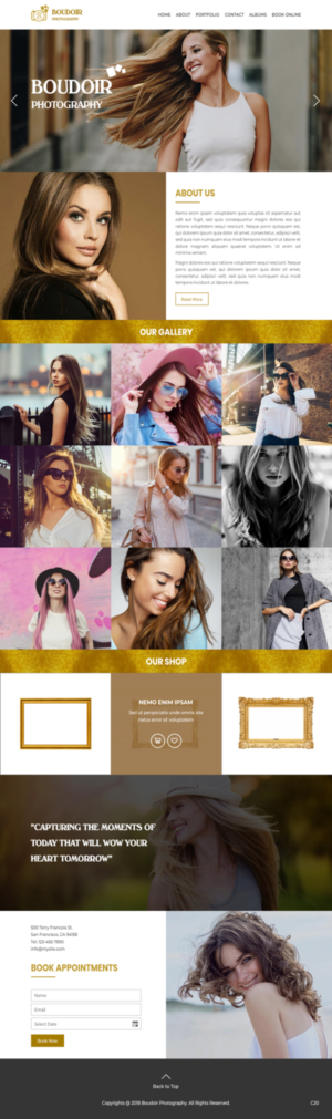 Wix Design by pb for this project | Design: #20465707