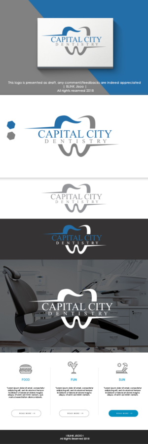 Capital City Dentistry  | Logo Design by Riv.