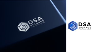 DSA Signage ---  Also a version that includes our tagline: A Visual Display Company | Logo Design by Vetroff