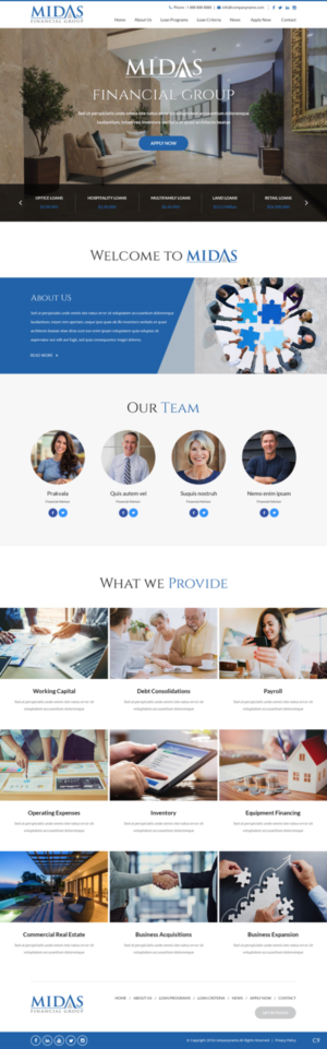 Web Design par pb pour ce projet | Design : #20457783