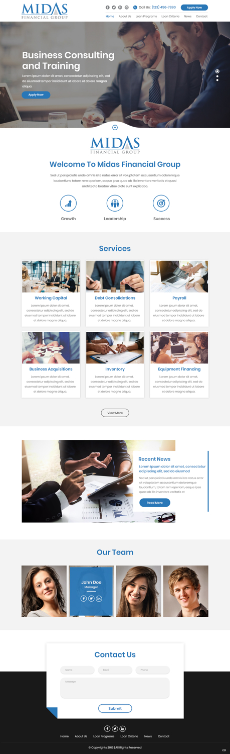 Web Design by pb for this project | Design #20457797