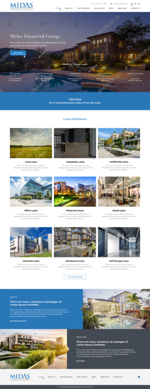 Midas Financial Group.  Professional and Established Company | Web Design by Ved Web Services