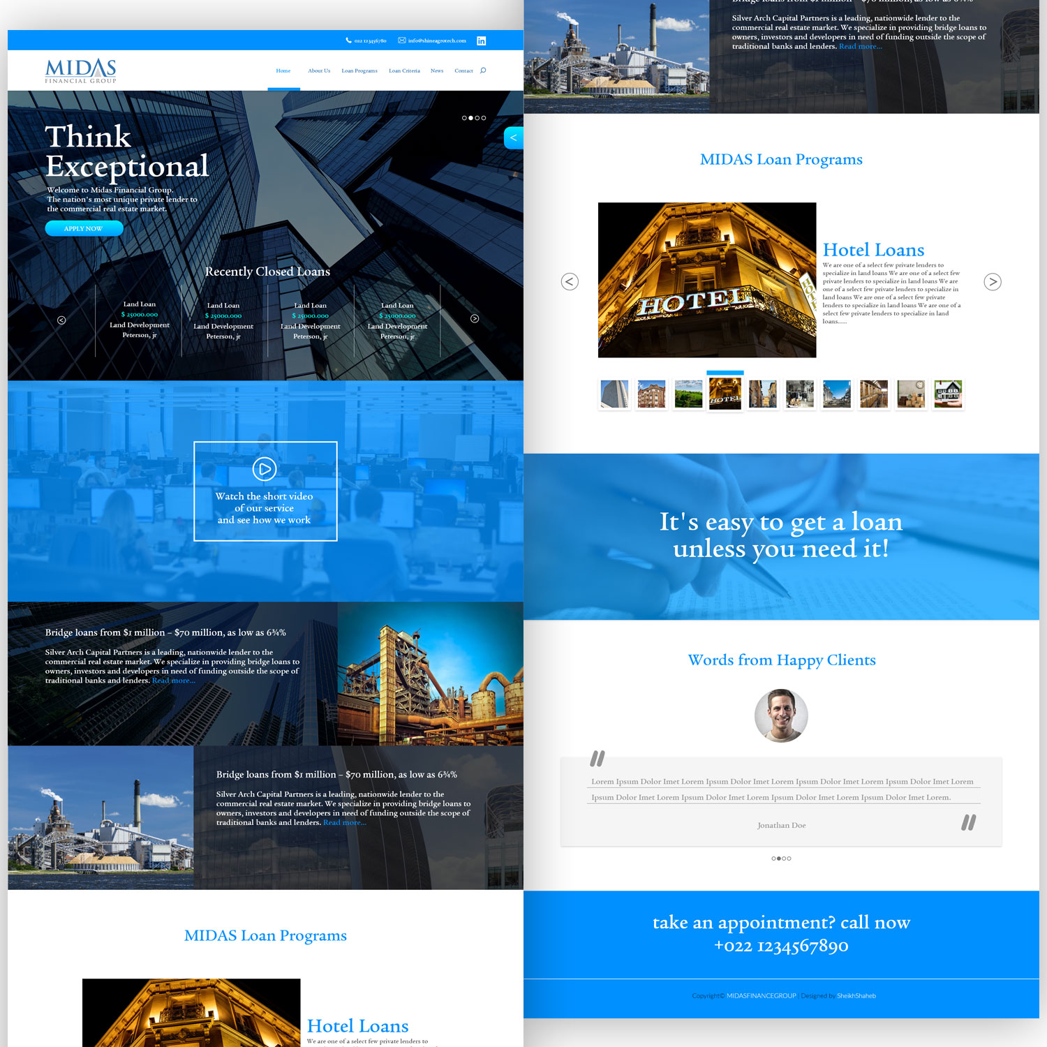 Web Design by moasis for this project | Design #20468746