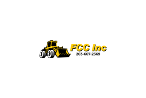 Would like the Company name, FCC., Inc in slanted, block yellow letters with a white background. Also the phone # 203-667-2369. | Logo Design by Gree™