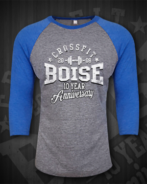 Boise CrossFit 10 year anniversary | Design de T-shirt par Jonya