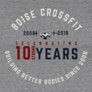 Boise CrossFit 10 year anniversary | T-Shirt-Design von Eightone 3