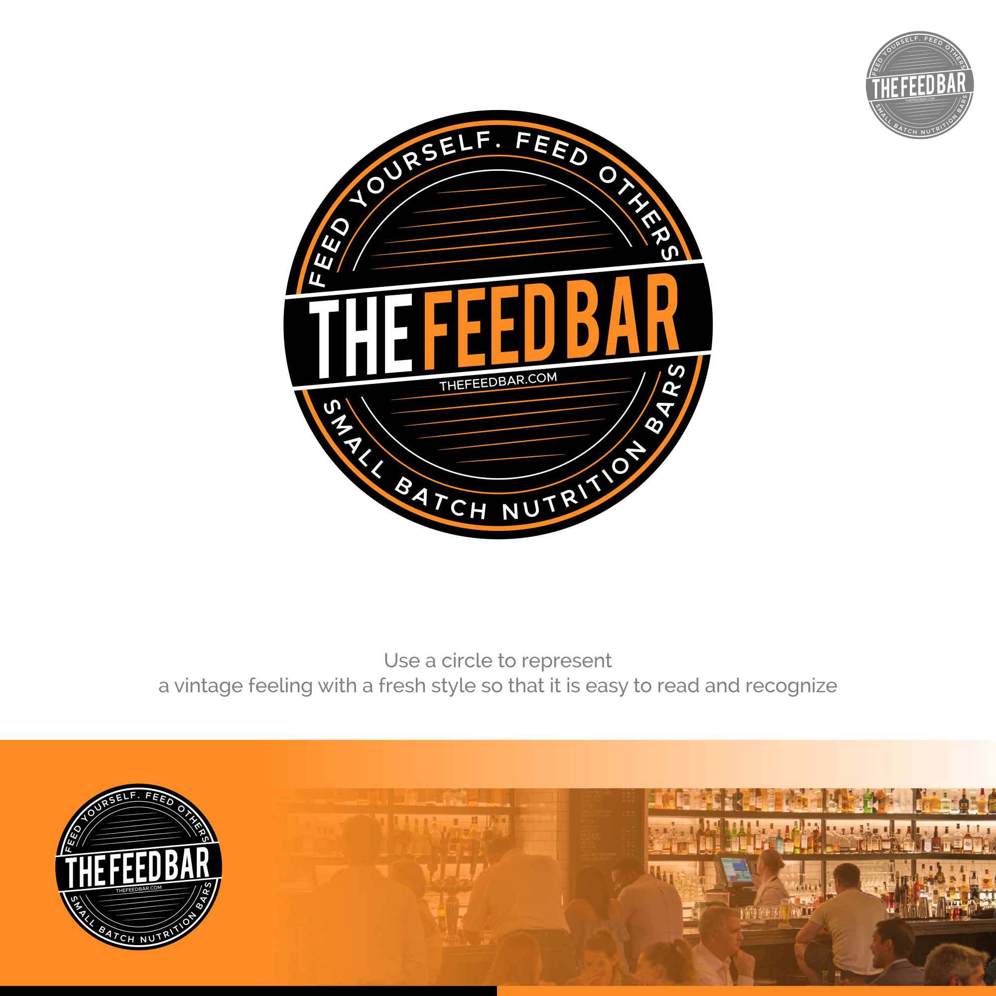 Logo Design by zatsukiki for The Feed Bar | Design #20469459