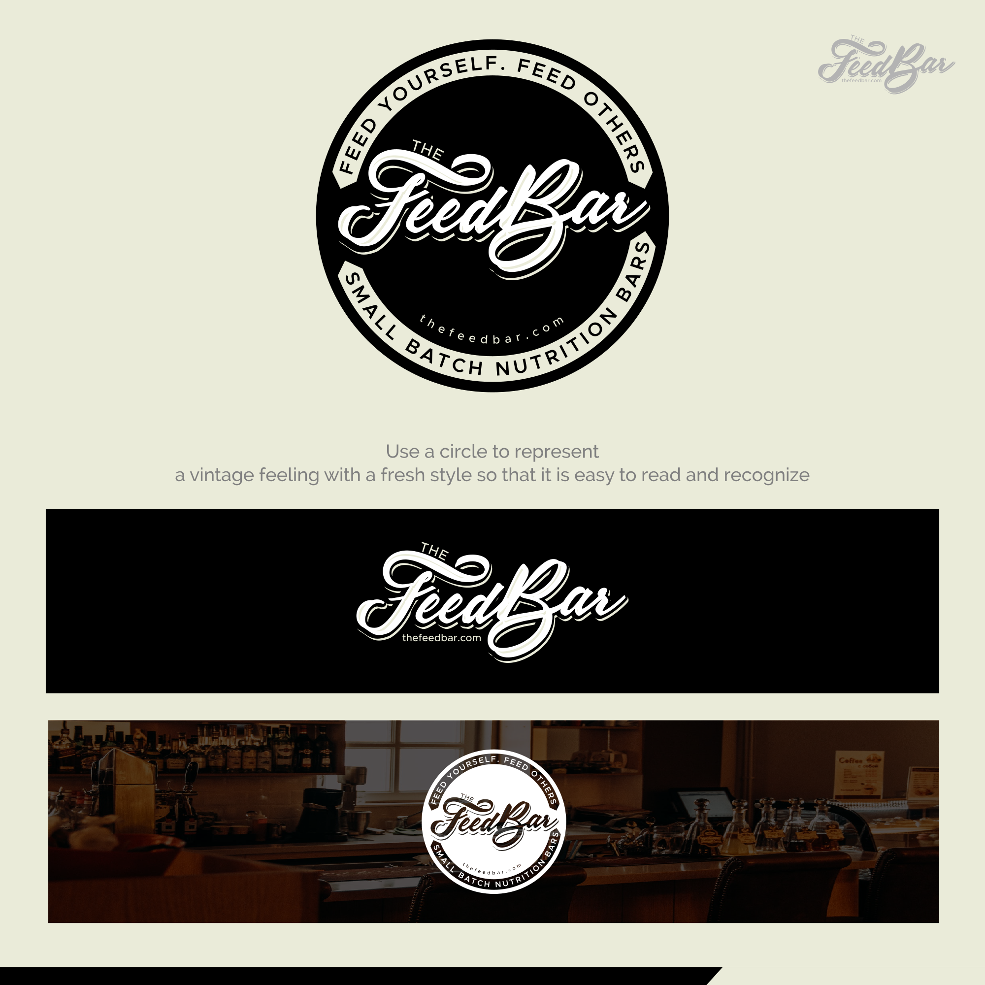 Logo Design by zatsukiki for The Feed Bar | Design #20485456
