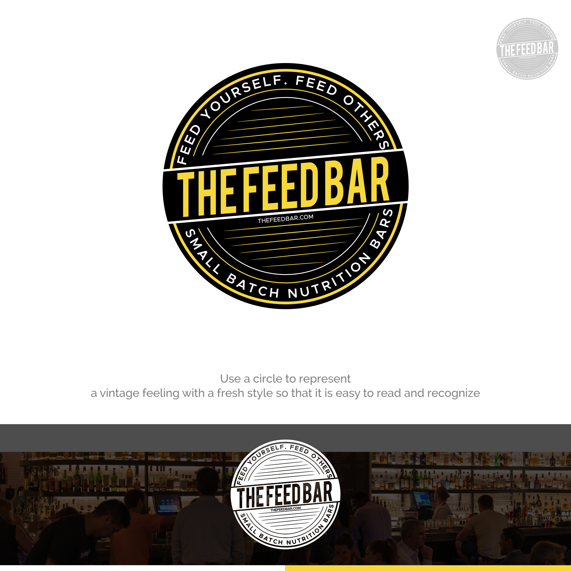 Logo Design by zatsukiki for The Feed Bar | Design #20485457