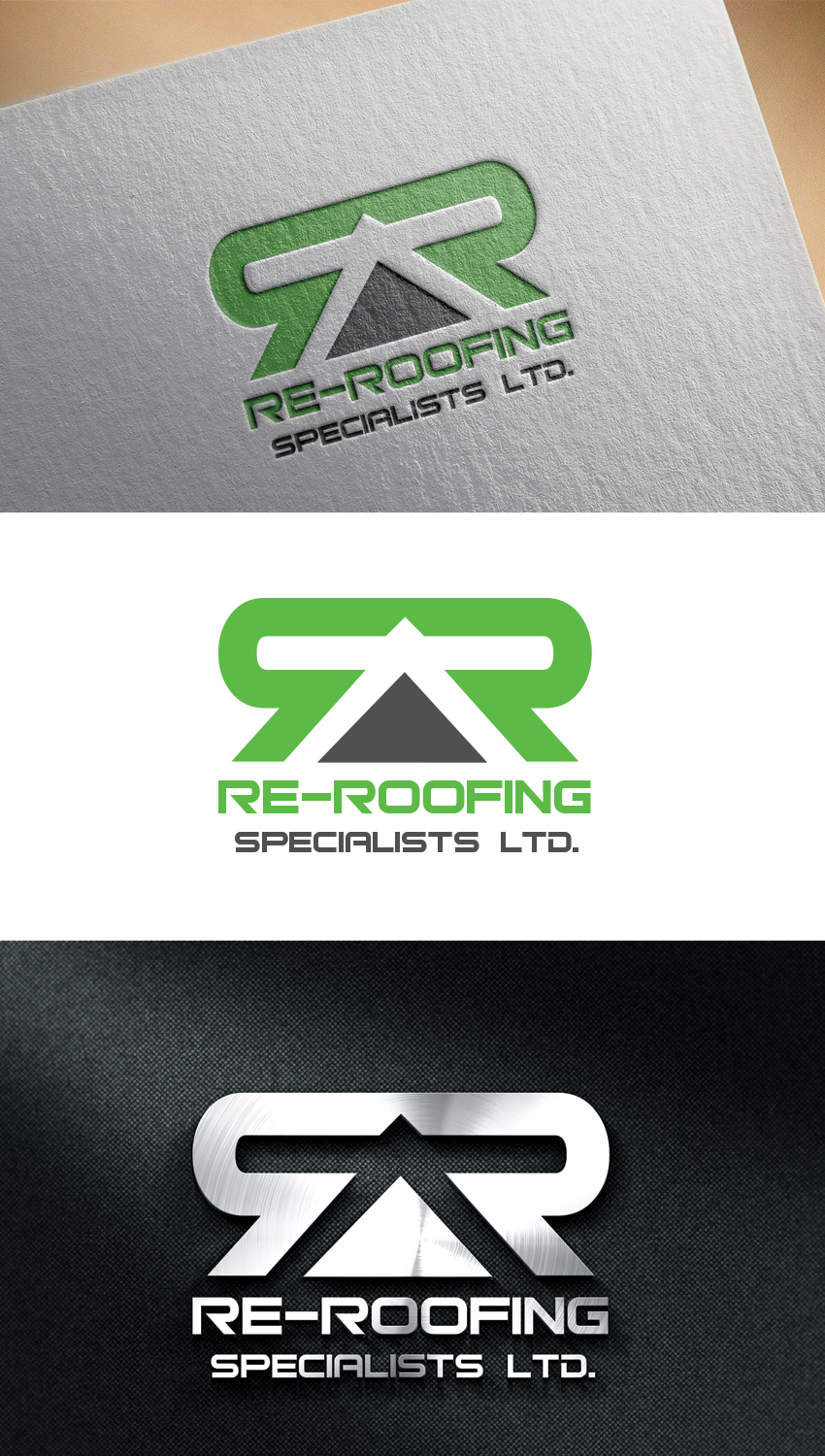 Logo Design by uk for Re-Roofing Specialists Ltd | Design #20450544