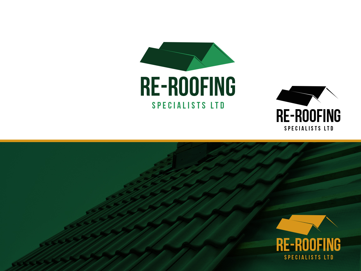 Logo Design by JTdsign for Re-Roofing Specialists Ltd | Design #20452772