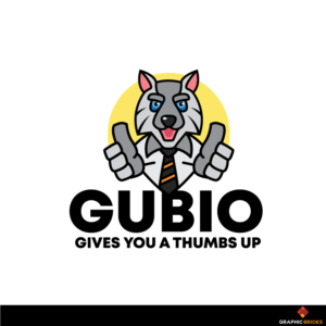 Gubio gives you a thumbs up  | Logo-Design von Graphic Bricks