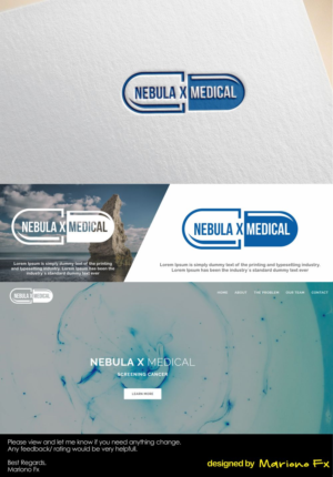 Nebula X Medical | Diseño de Logo por Mariono Fx