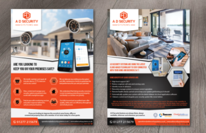 A D Security Flyer - Security Based Company | Flyer-Design von alex989