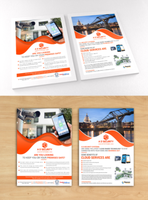 A D Security Flyer - Security Based Company | Design de Flyer par ecorokerz