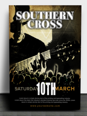 Classic Rock covers band needs a gig poster | Poster Design by SAI DESIGNS